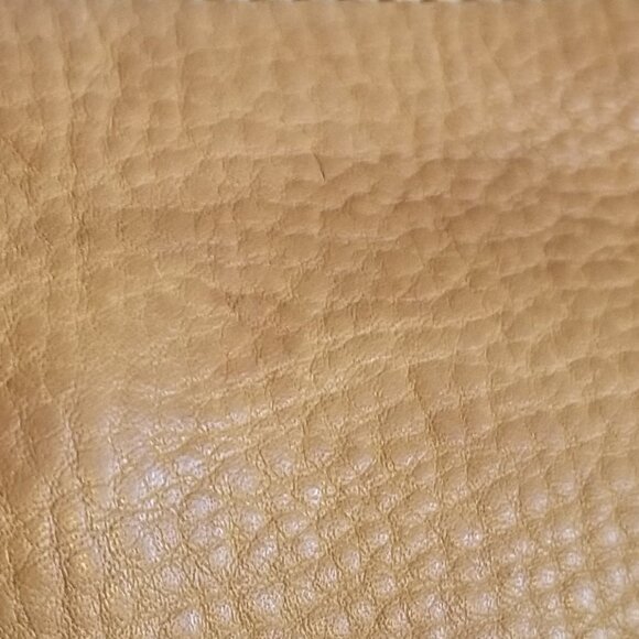 Fossil Women's Carmel Pebble Leather Boho Y2K Western Tan Purse - Picture 8 of 13